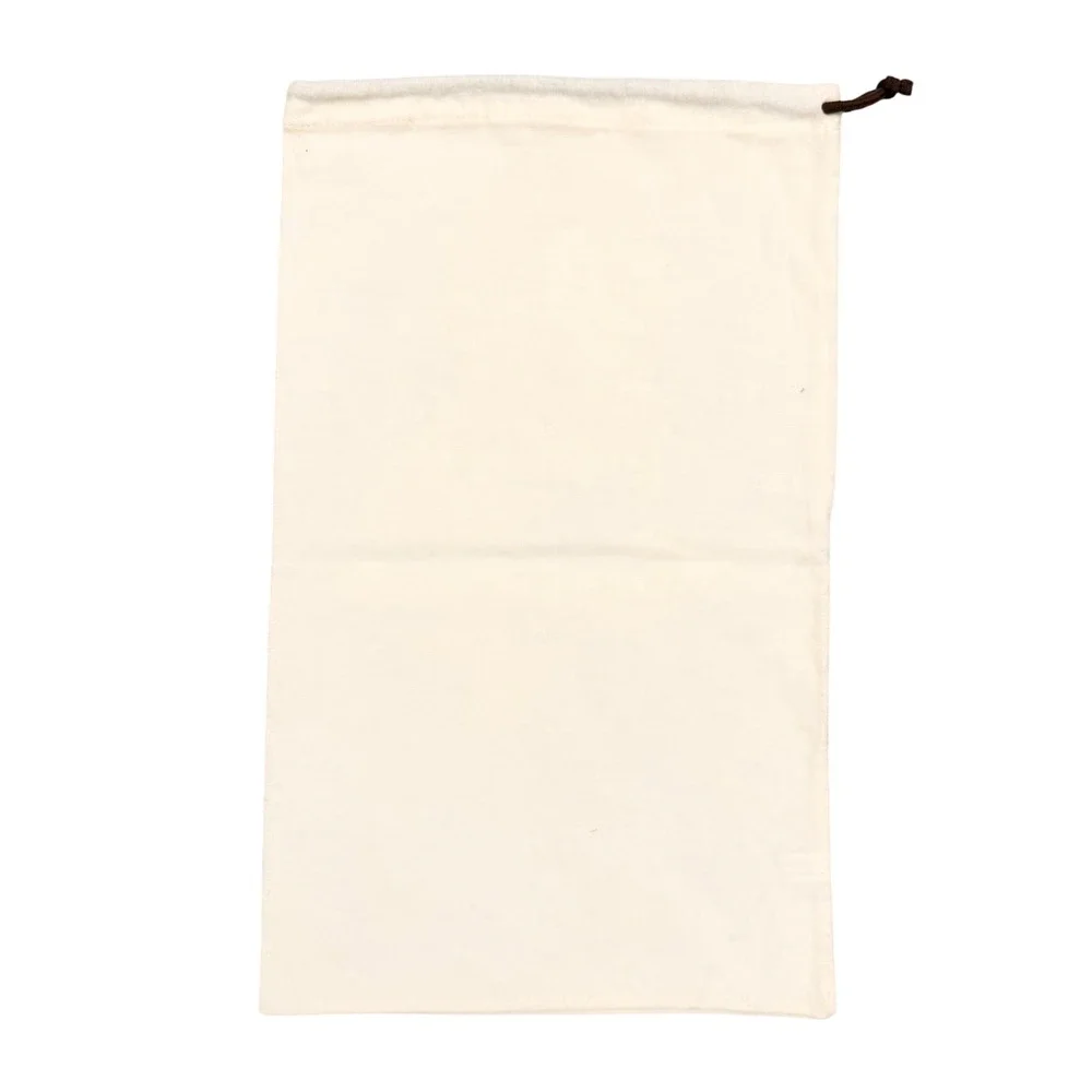Pair Cole Haan Cream Drawstring Shoe Dust Bags Travel Storage Pouches